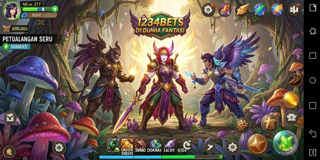 Tampilan gameplay petualangan yang menarik dan penuh aksi