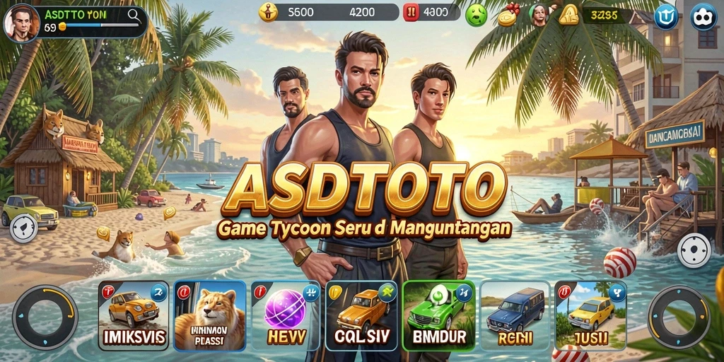 Tampilan gameplay menarik dari ASDTOTO yang menunjukkan keseruan Tycoon.