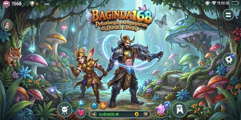 Screenshot dari gameplay <strong>BAGINDA168</strong> menampilkan petualangan menakjubkan.
