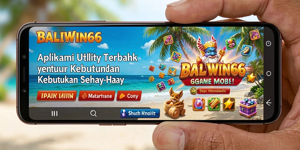 Tampilan utama BALIWIN66 menampilkan fitur pengelolaan utility.