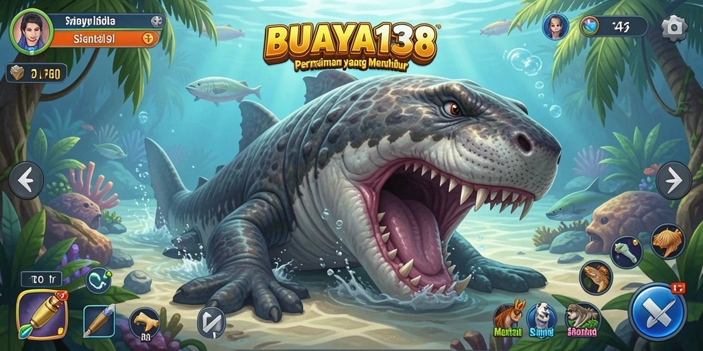 Tampilan menarik gameplay Casual BUAYA138 yang mengasyikkan.