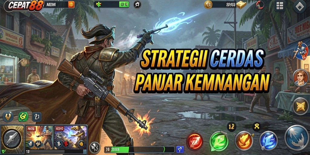Tampilan gameplay menarik di CEPAT88 yang menampilkan strategi dan pertempuran.