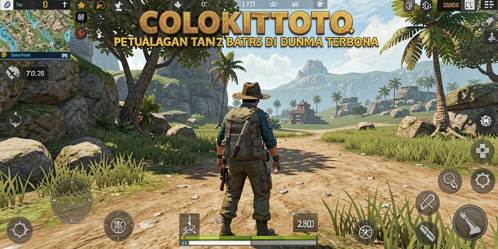 Tampilan gameplay COLOKTOTO yang menakjubkan di dunia terbuka.