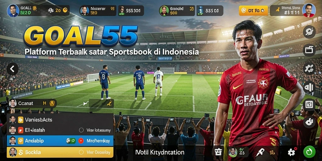 Tampilan menarik dari gameplay Sportsbook di GOAL55.