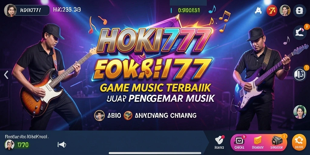 Screenshot gameplay HOKI777 menampilkan keseruan bermain musik.