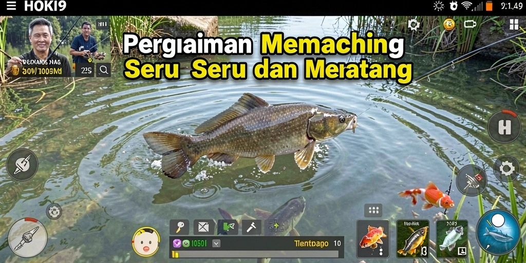 Screenshot HOKI9 menampilkan pengalaman memancing yang menegangkan dan menawan.
