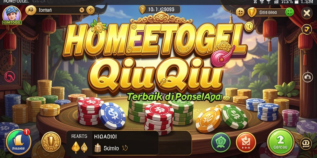 Screenshot gameplay QiuQiu HOMETOGEL yang mendebarkan.