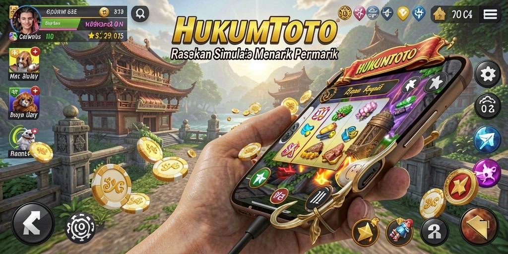 Screenshot HUKUMTOTO menampilkan gameplay yang seru dan interaktif.