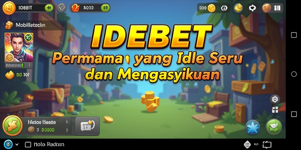 Tampilan gameplay IDEBET yang menarik dengan berbagai fitur Idle.