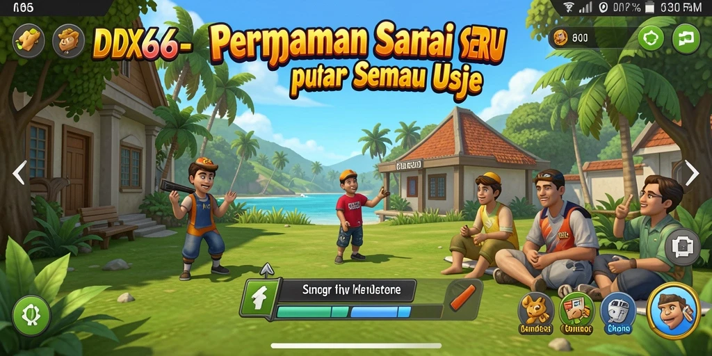 Tampilan gameplay <strong>IDX66</strong> yang ceria dan interaktif.