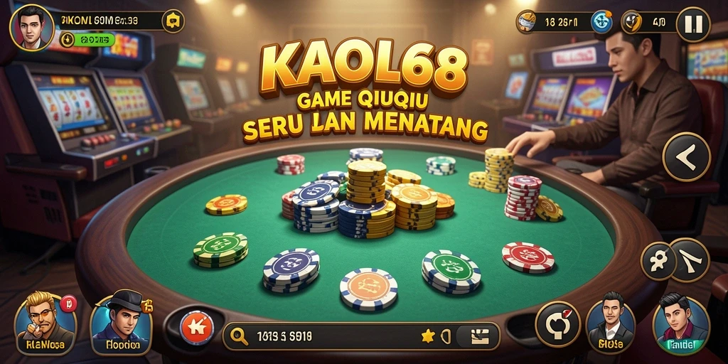 Tampilan gameplay QiuQiu yang menarik dan seru di KAOL68.