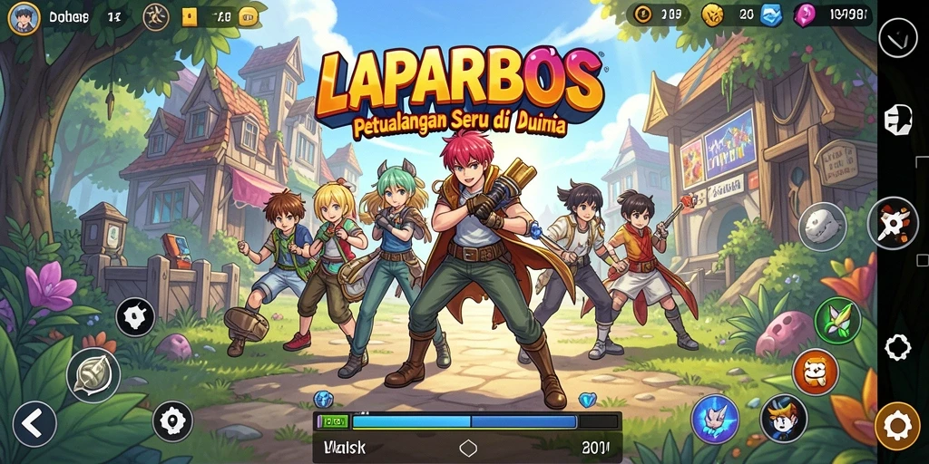 Gameplay dinamis dan karakter menarik di LAPARBOS.