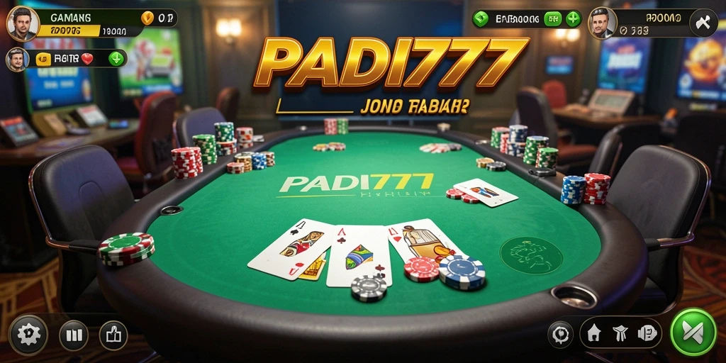Screenshot gameplay Poker PADI777 yang menampilkan aksi seru.