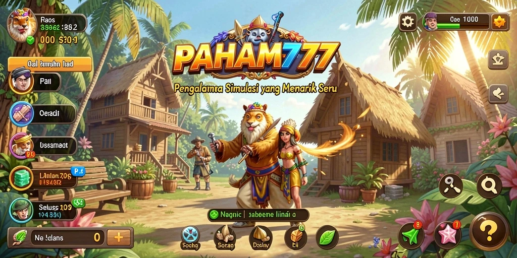 Screenshot menampilkan gameplay mendebarkan dari PAHAM777.