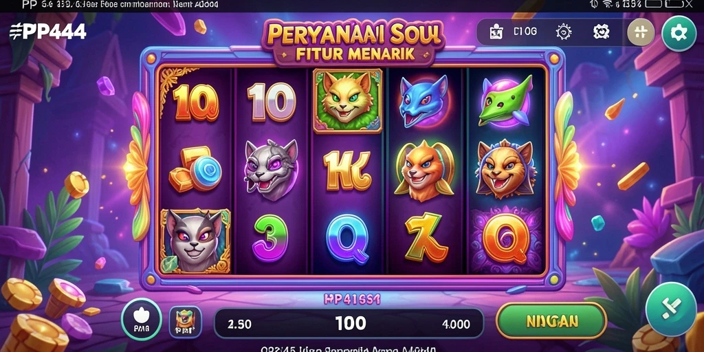 Menampilkan gameplay seru Slot PP444 dengan berbagai fitur menarik.
