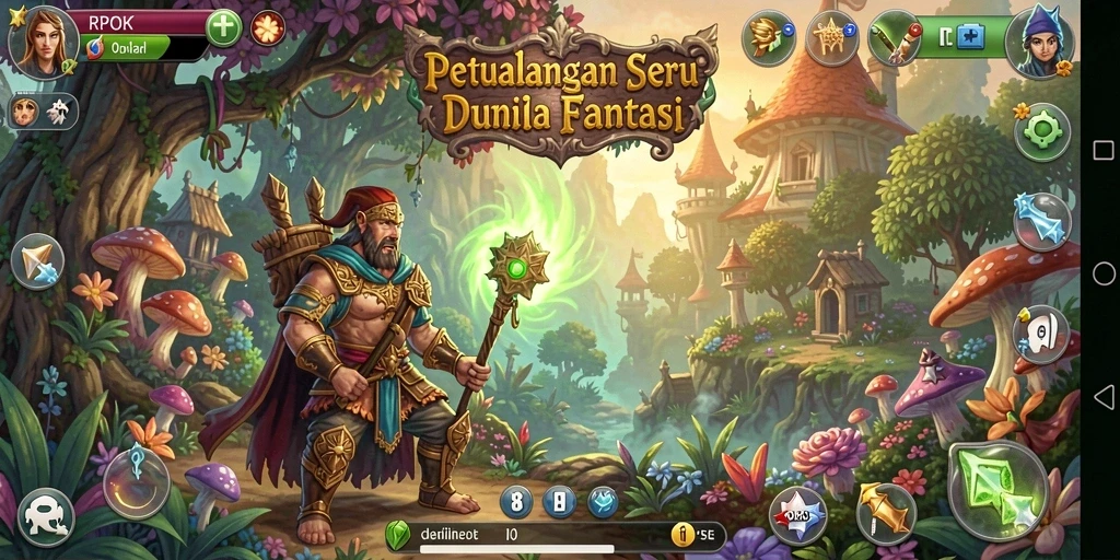 Gameplay seru RPOK dengan pemandangan menakjubkan.