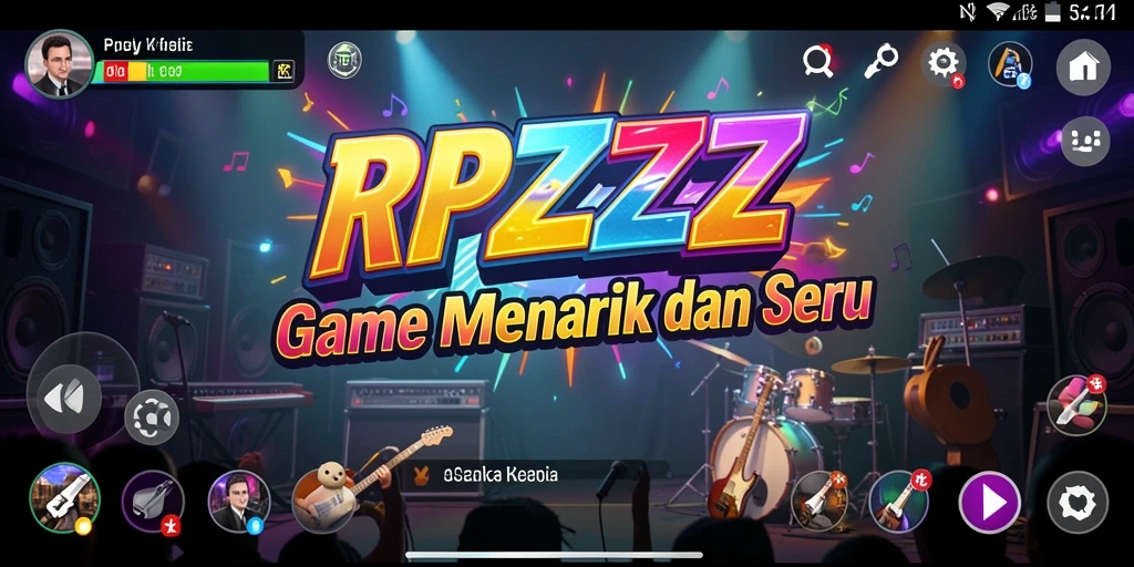 Tampilan gameplay RPZZZ yang seru dan interaktif.