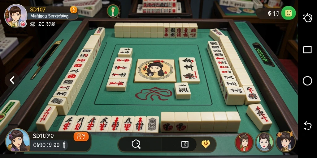Tampilan gameplay Mahjong yang mengasyikkan dan menantang.