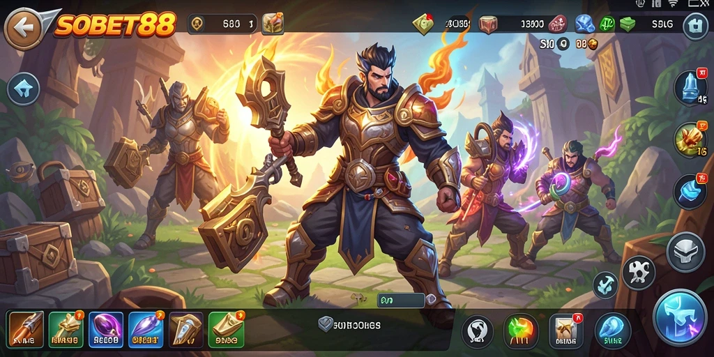 Tampilan menarik dari gameplay SOBET88 yang penuh strategi.