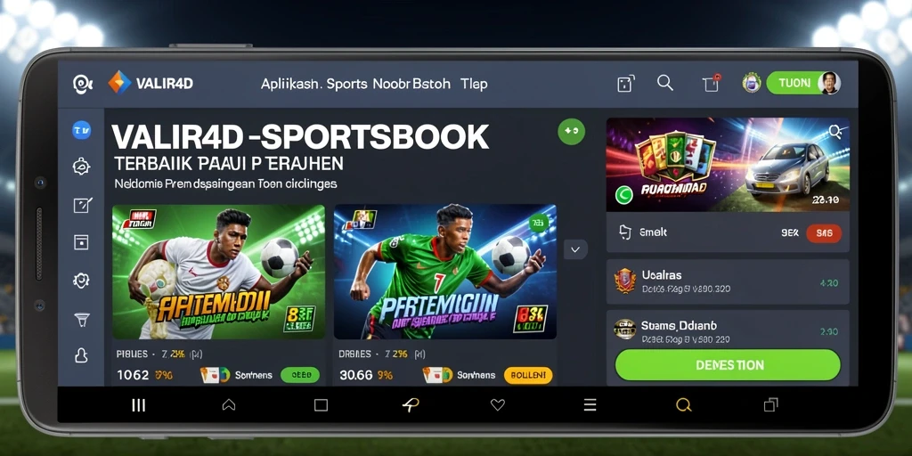 Tampilan menarik dari gameplay Sportsbook VALIR4D yang memukau.