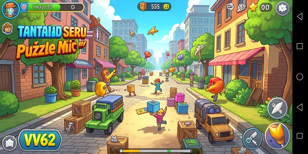 Tampilan gameplay VV62 yang menarik dan penuh tantangan.
