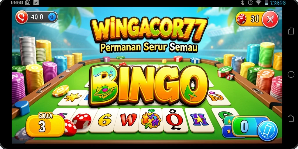 Screenshot gameplay WINGACOR77 yang menampilkan keseruan permainan Bingo.