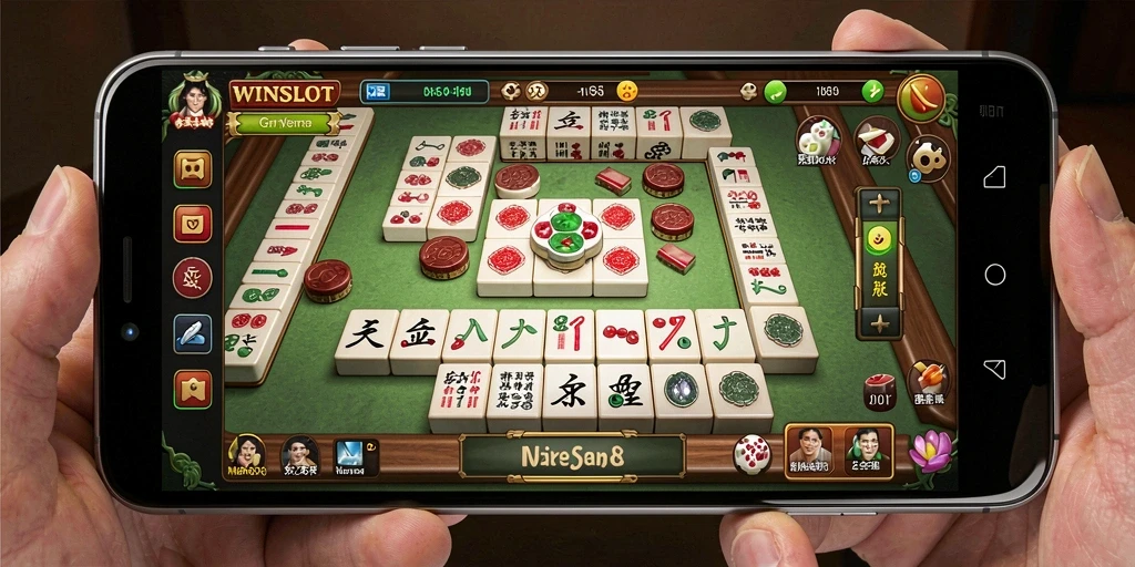 Tampilan gameplay WINSLOT yang menarik dan dinamis dalam Mahjong.