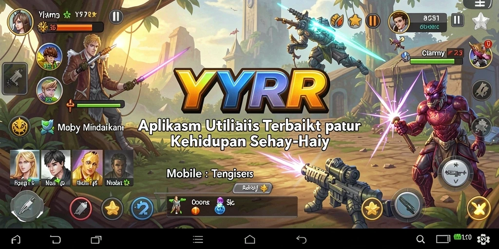 Tampilan utama YYRR dengan fitur utilitas canggih.