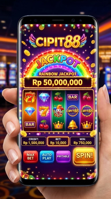 Navigasi yang mudah dalam aplikasi cipit88 untuk menemukan aplikasi.